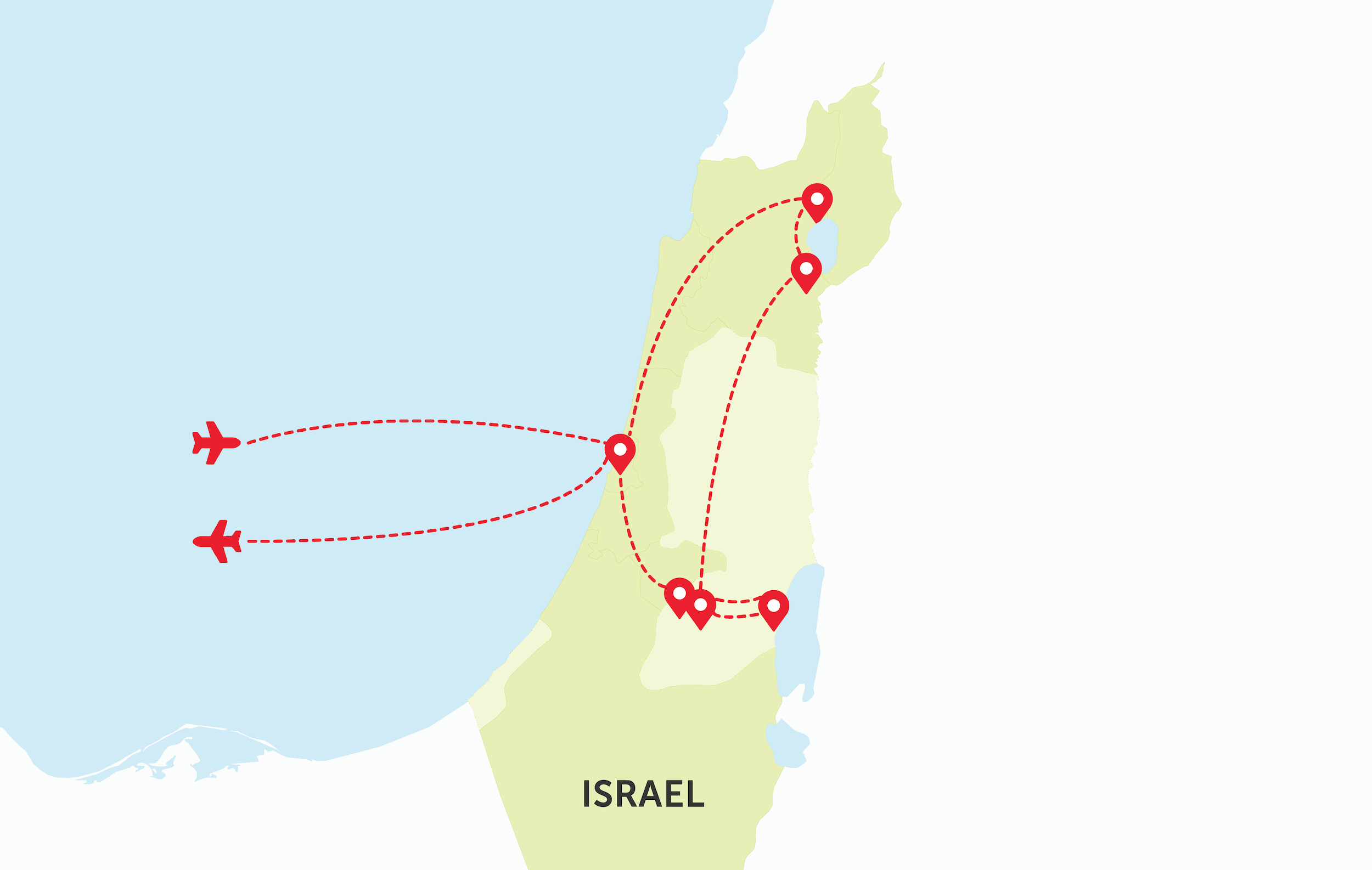 Israel map