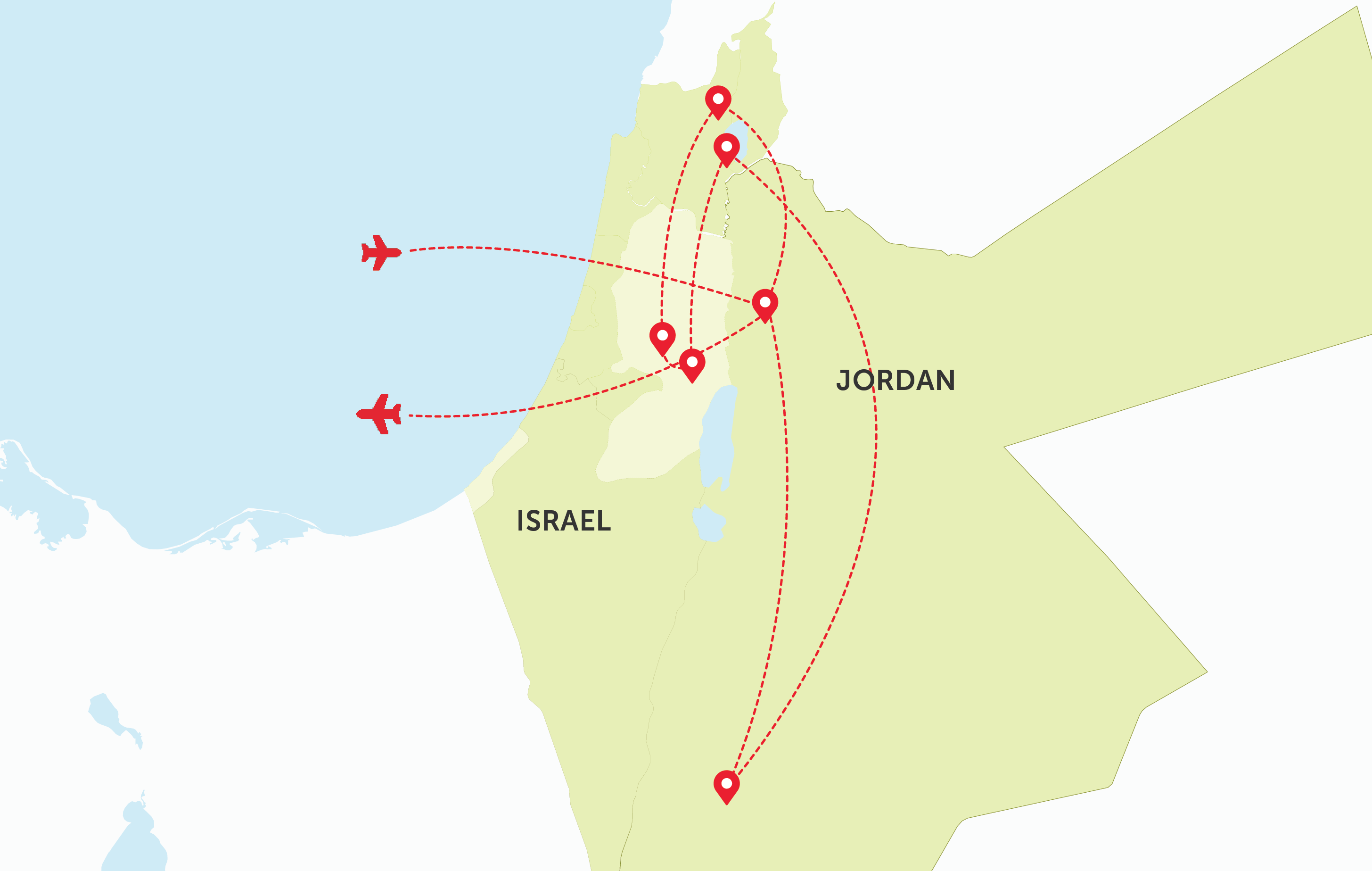 Lapka25 - Israel + Jordan