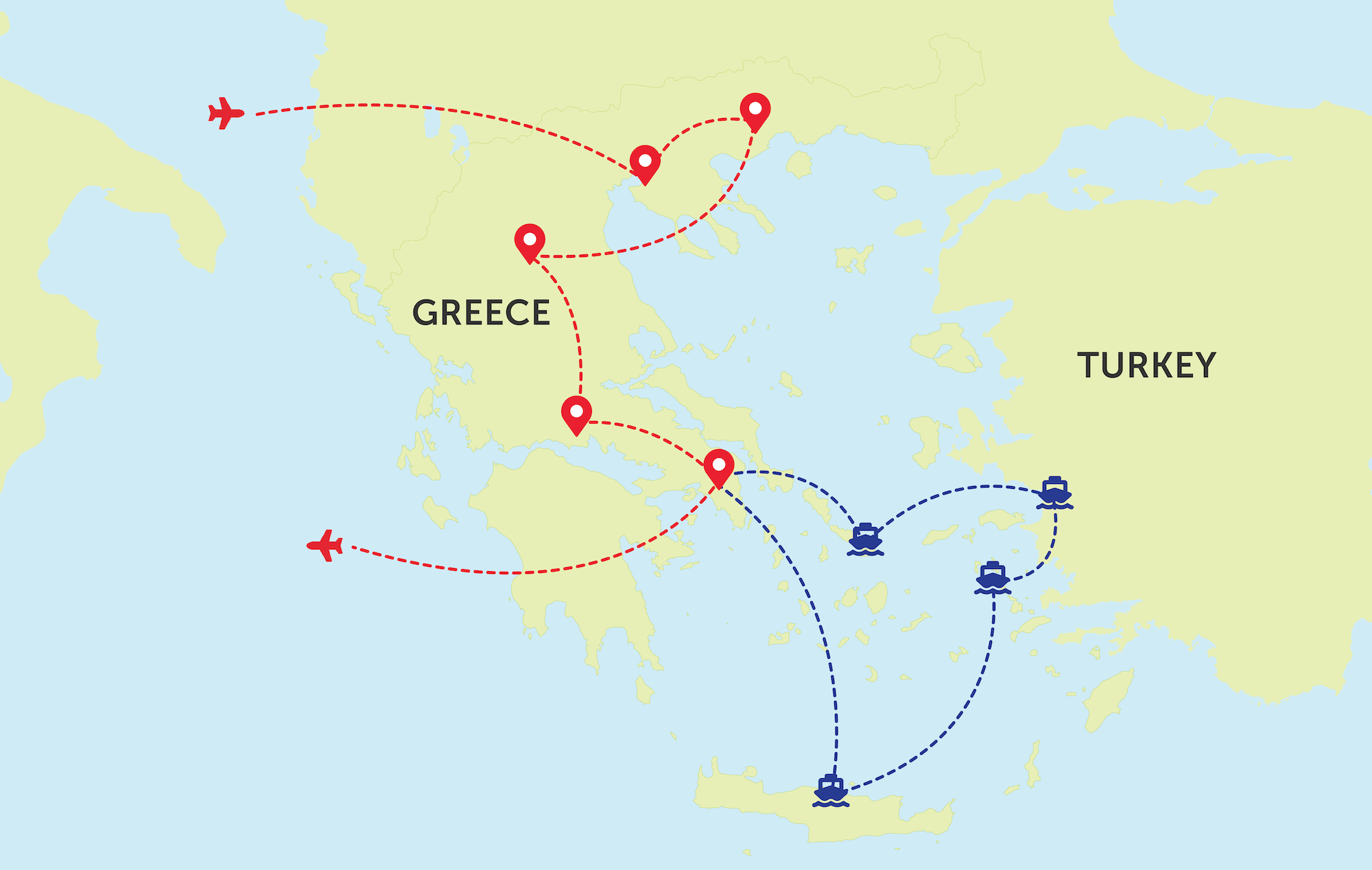 Map of Greece