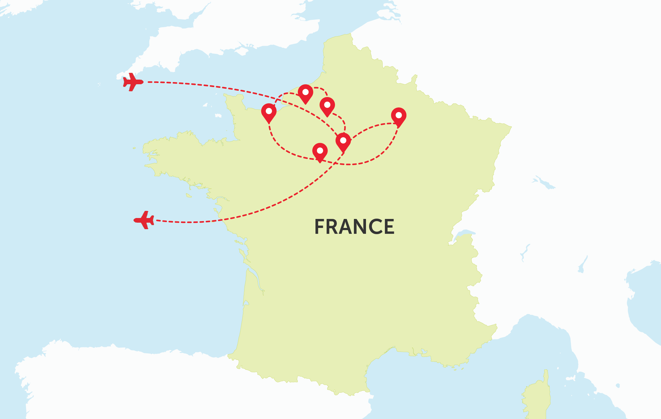 Map of France