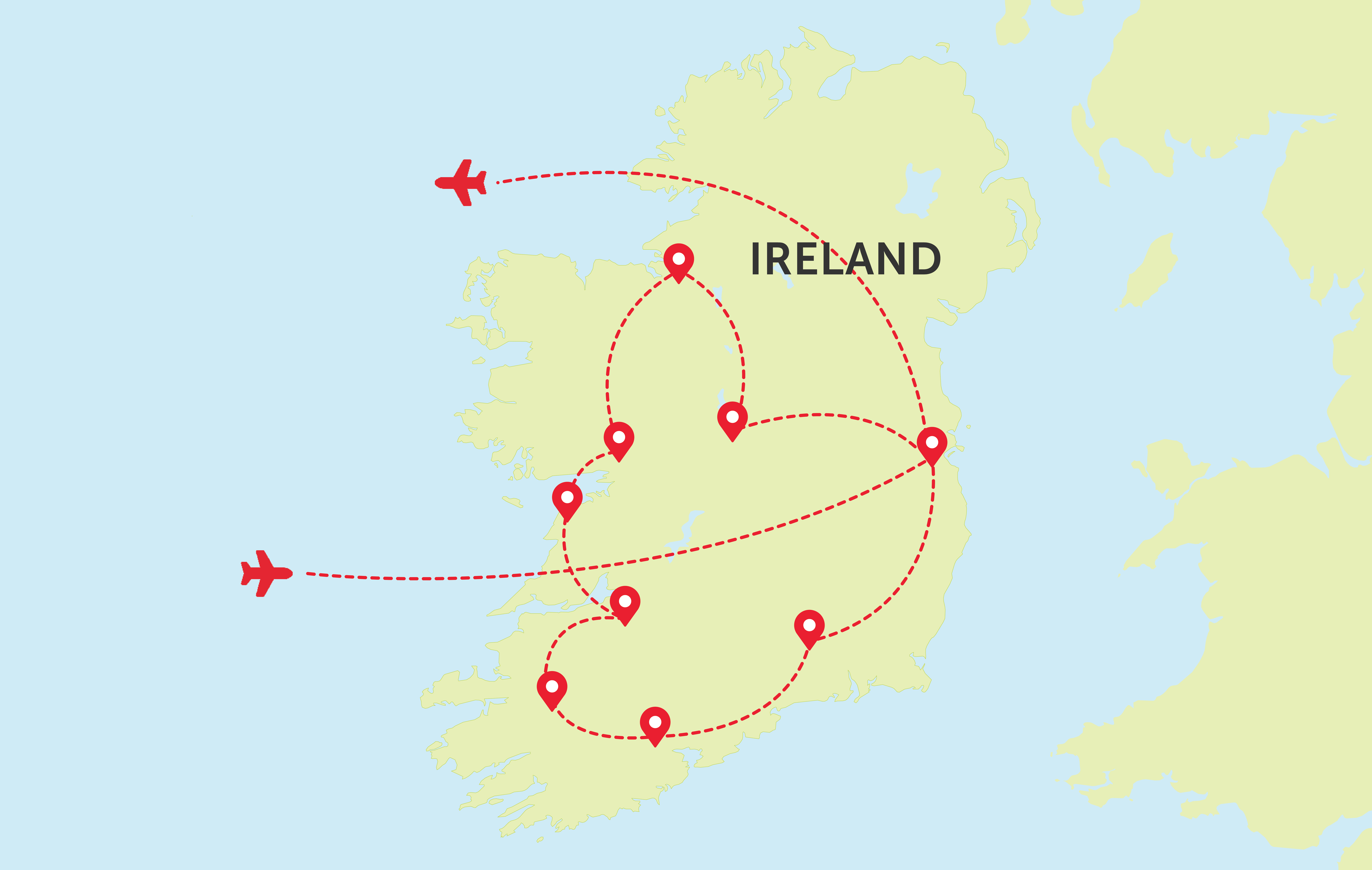 Map of Ireland