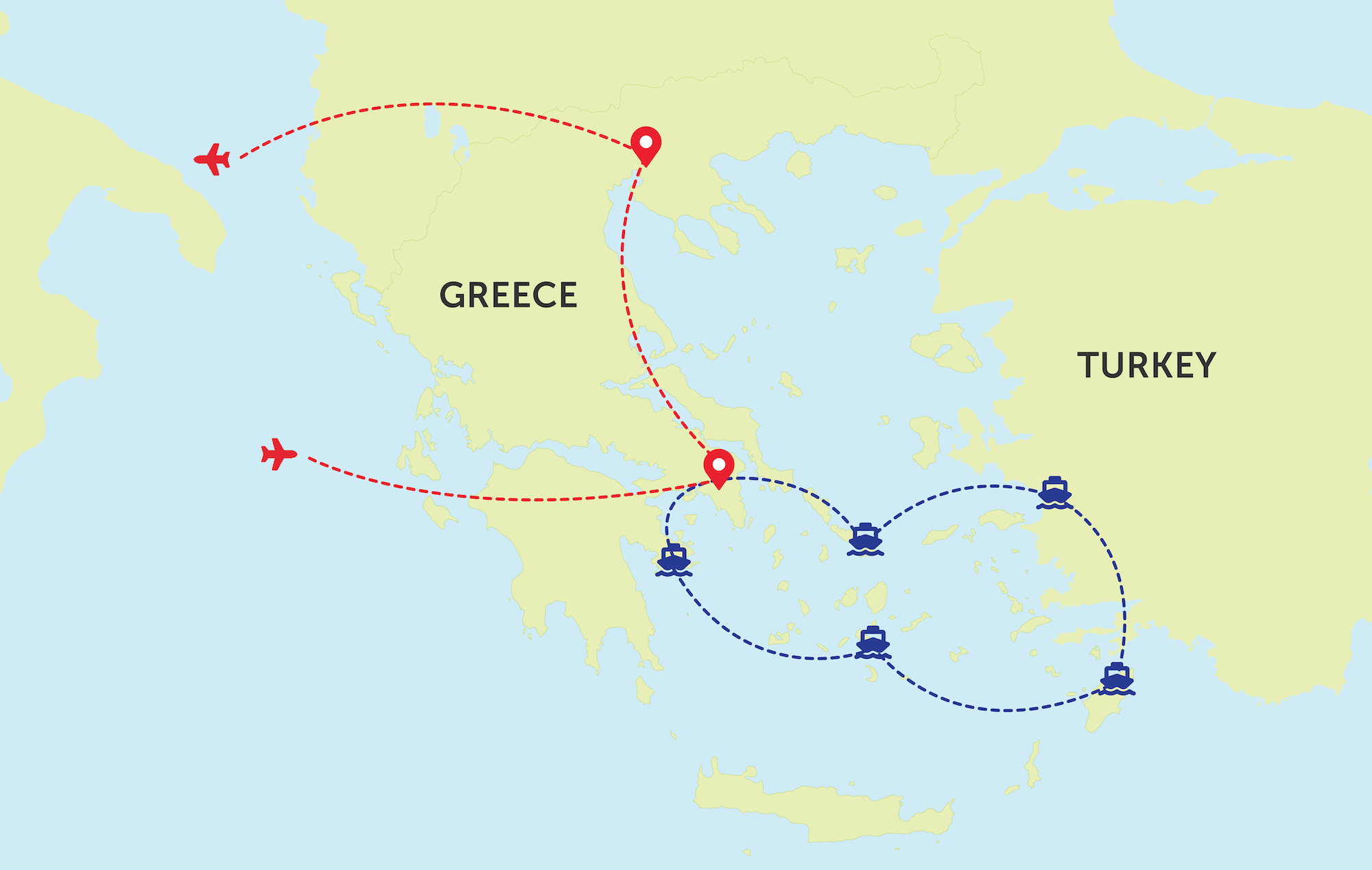 Map of Greece
