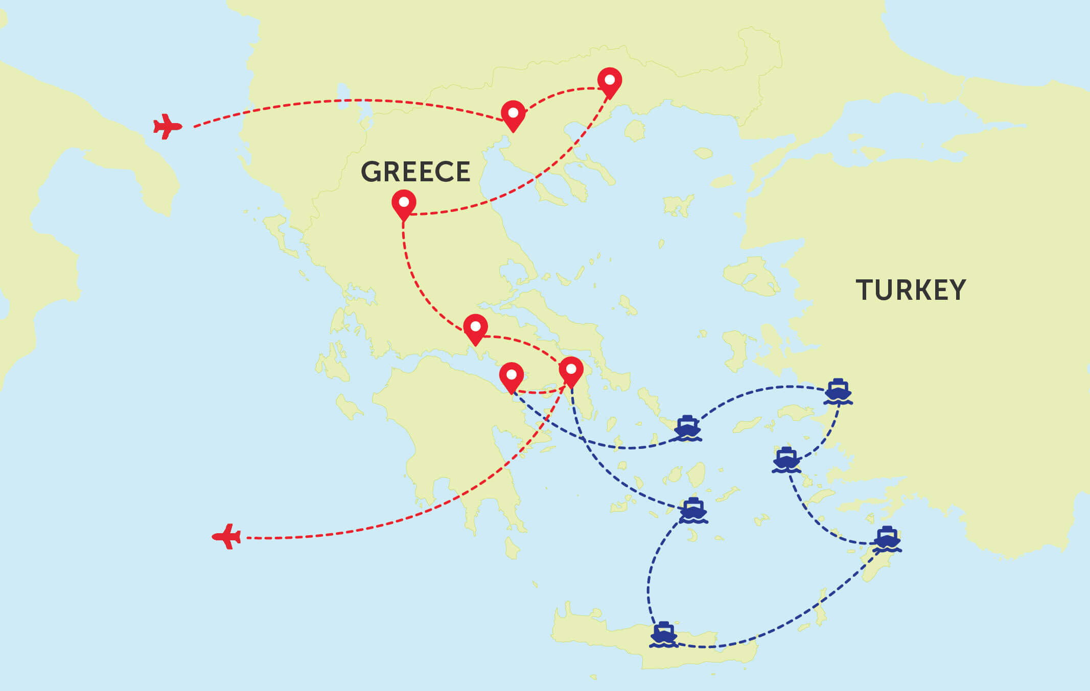 Map of Greece
