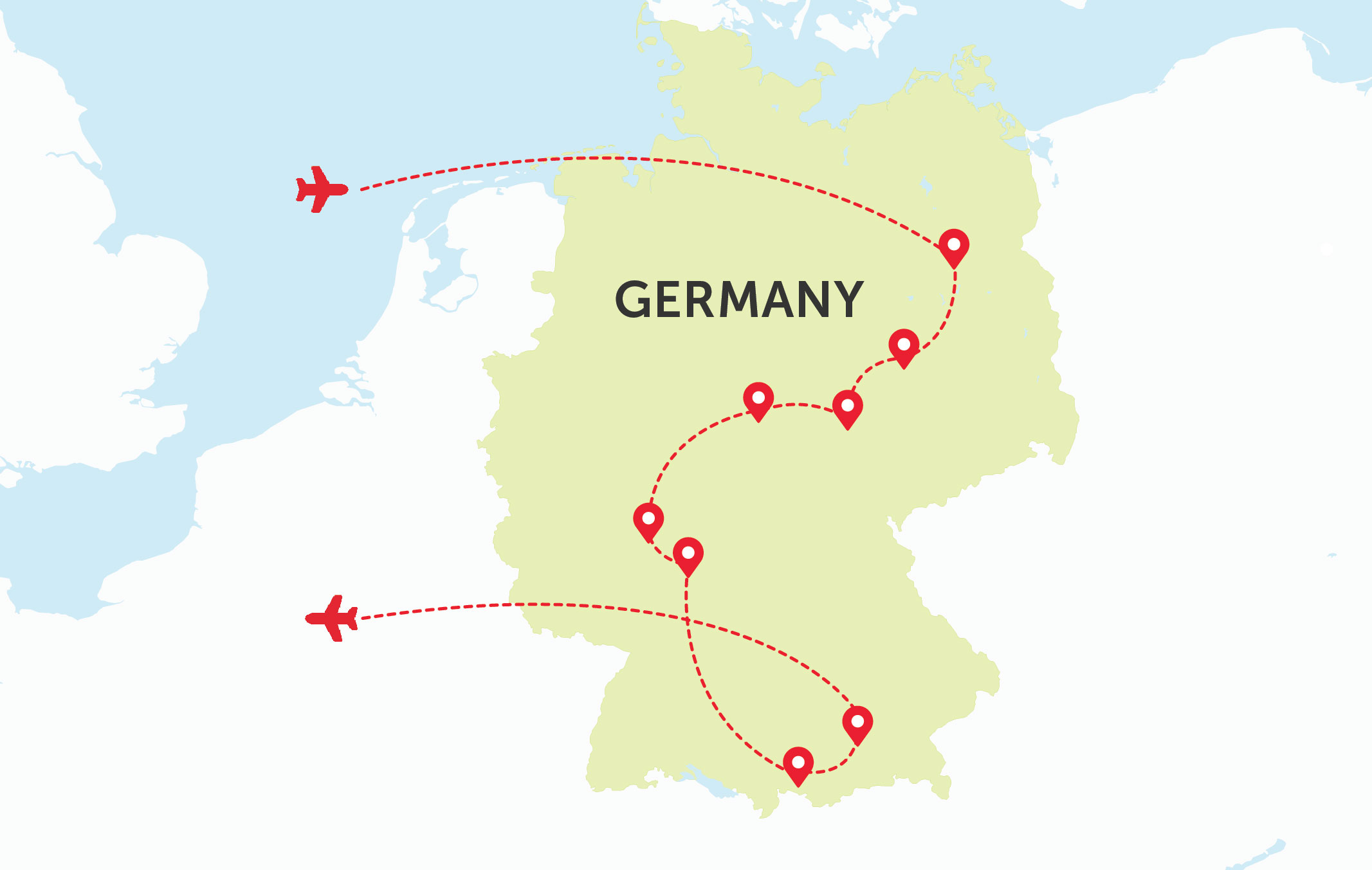 Map of Germany