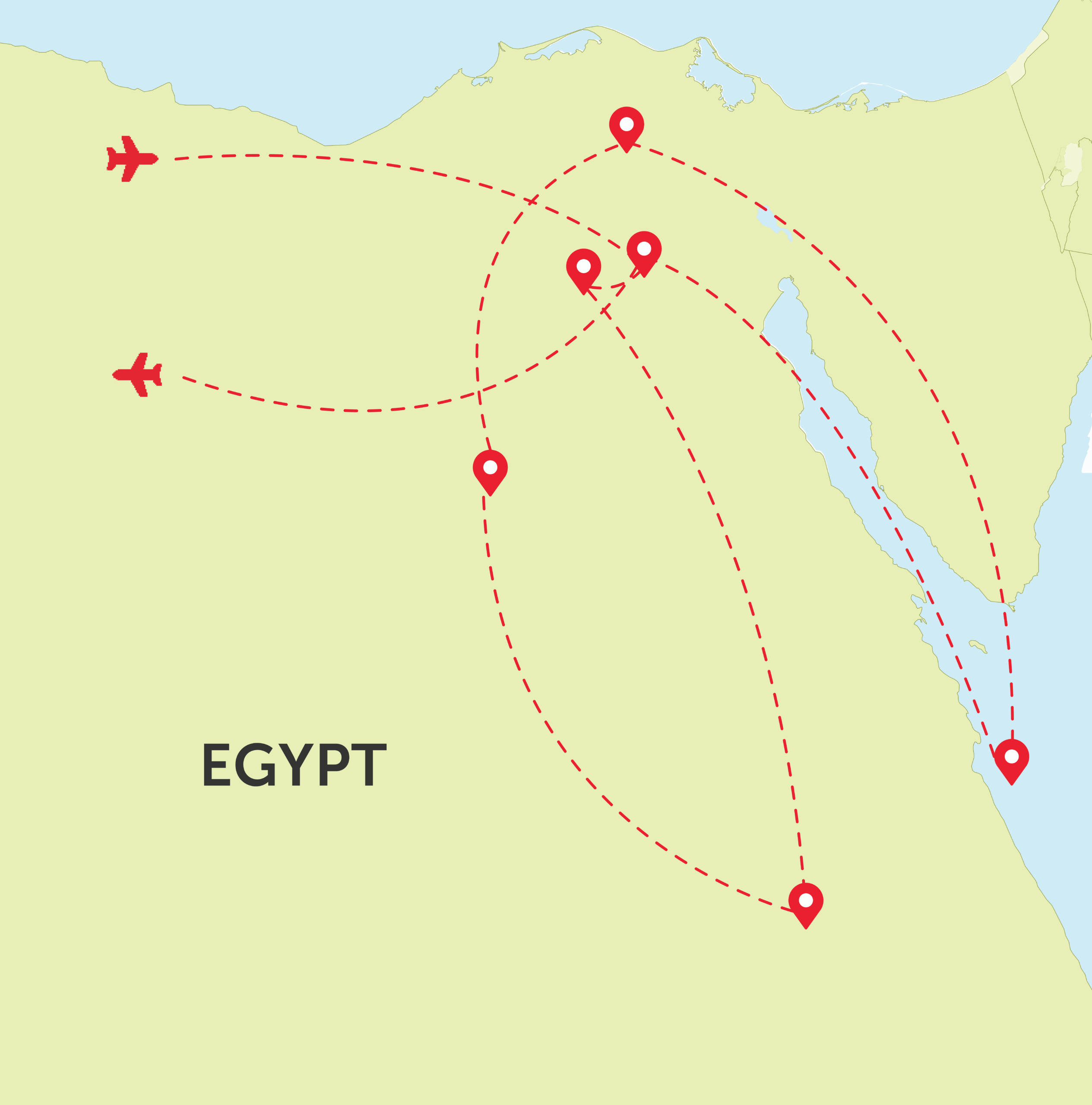 Map of Egypt