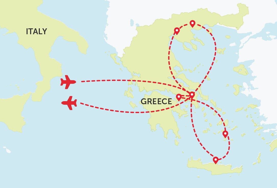 Map of Greece