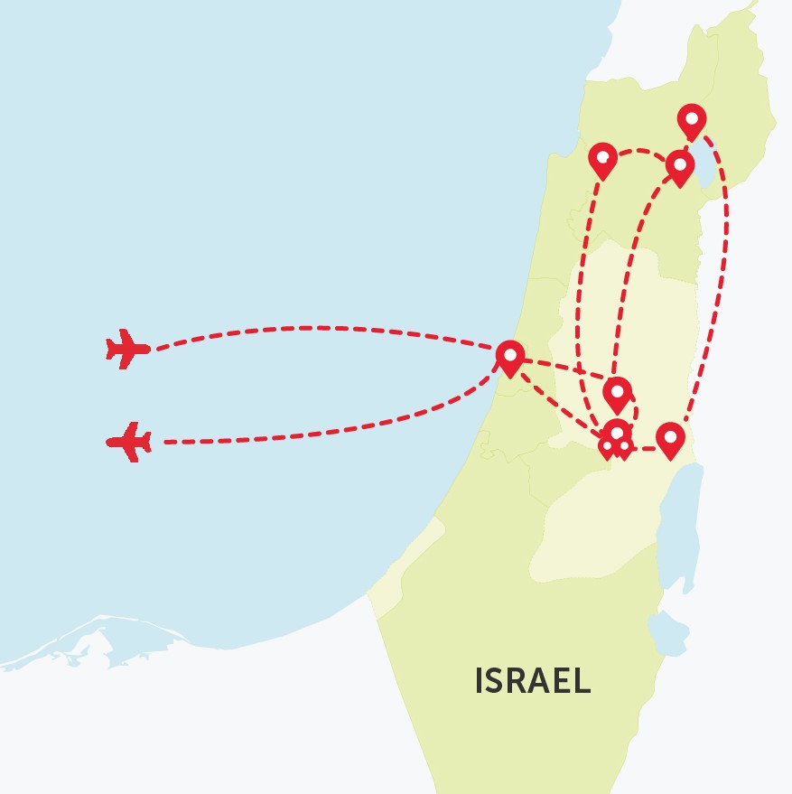 Map of Israel