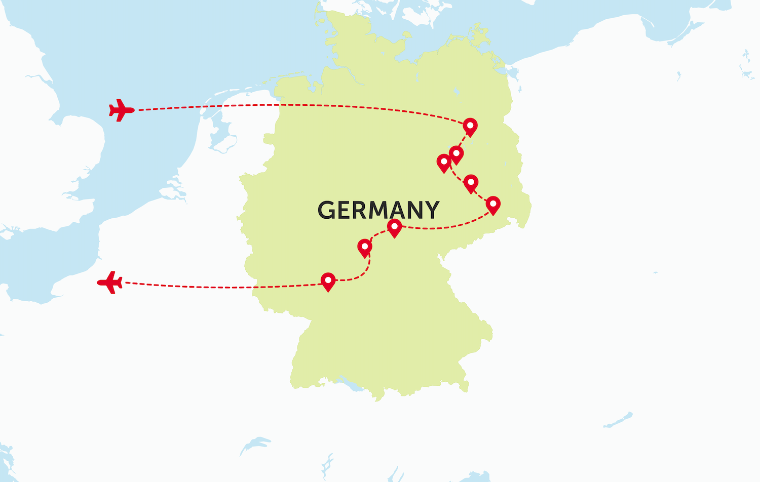 Map of Germany