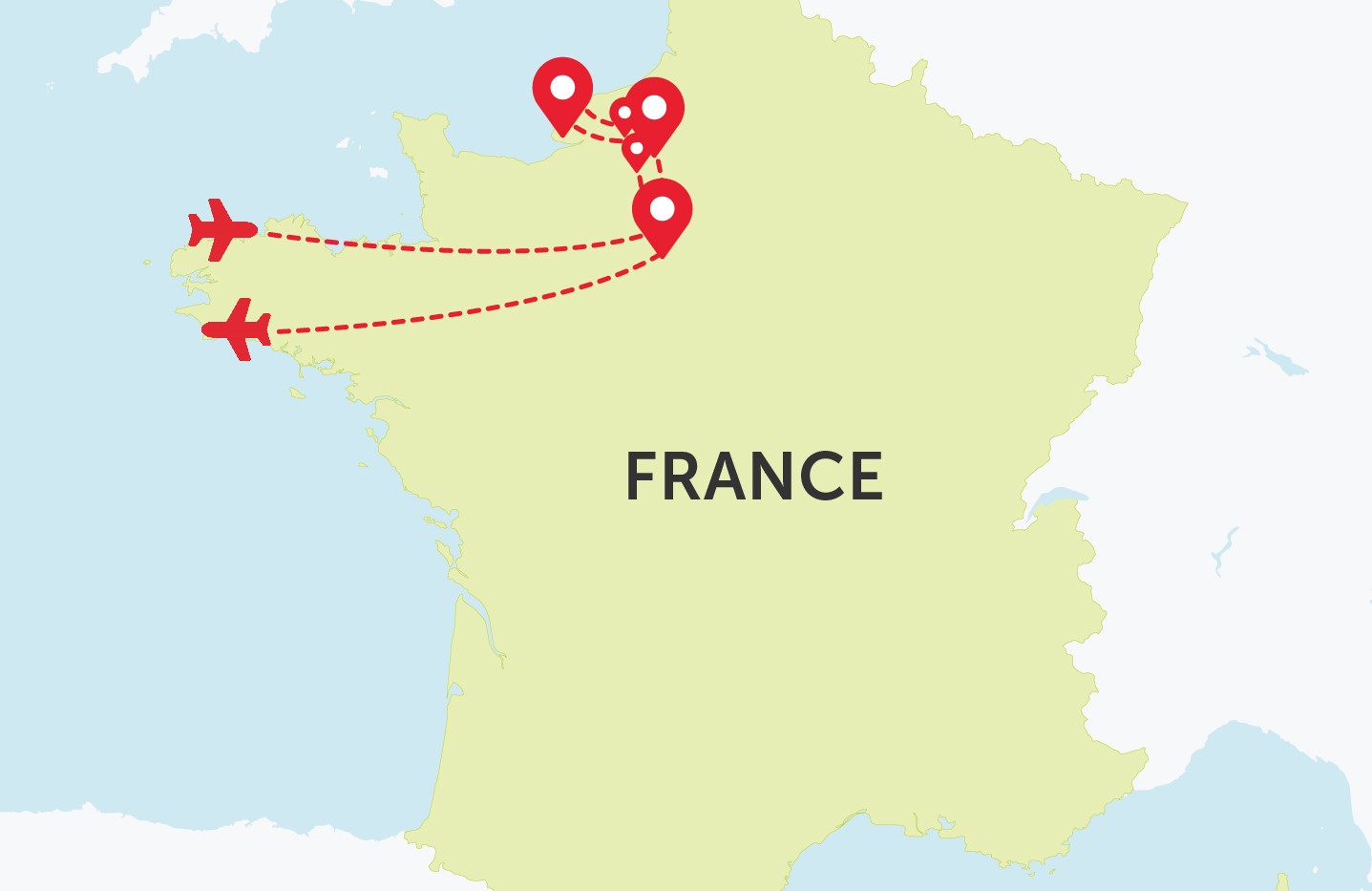 France River Cruise Map