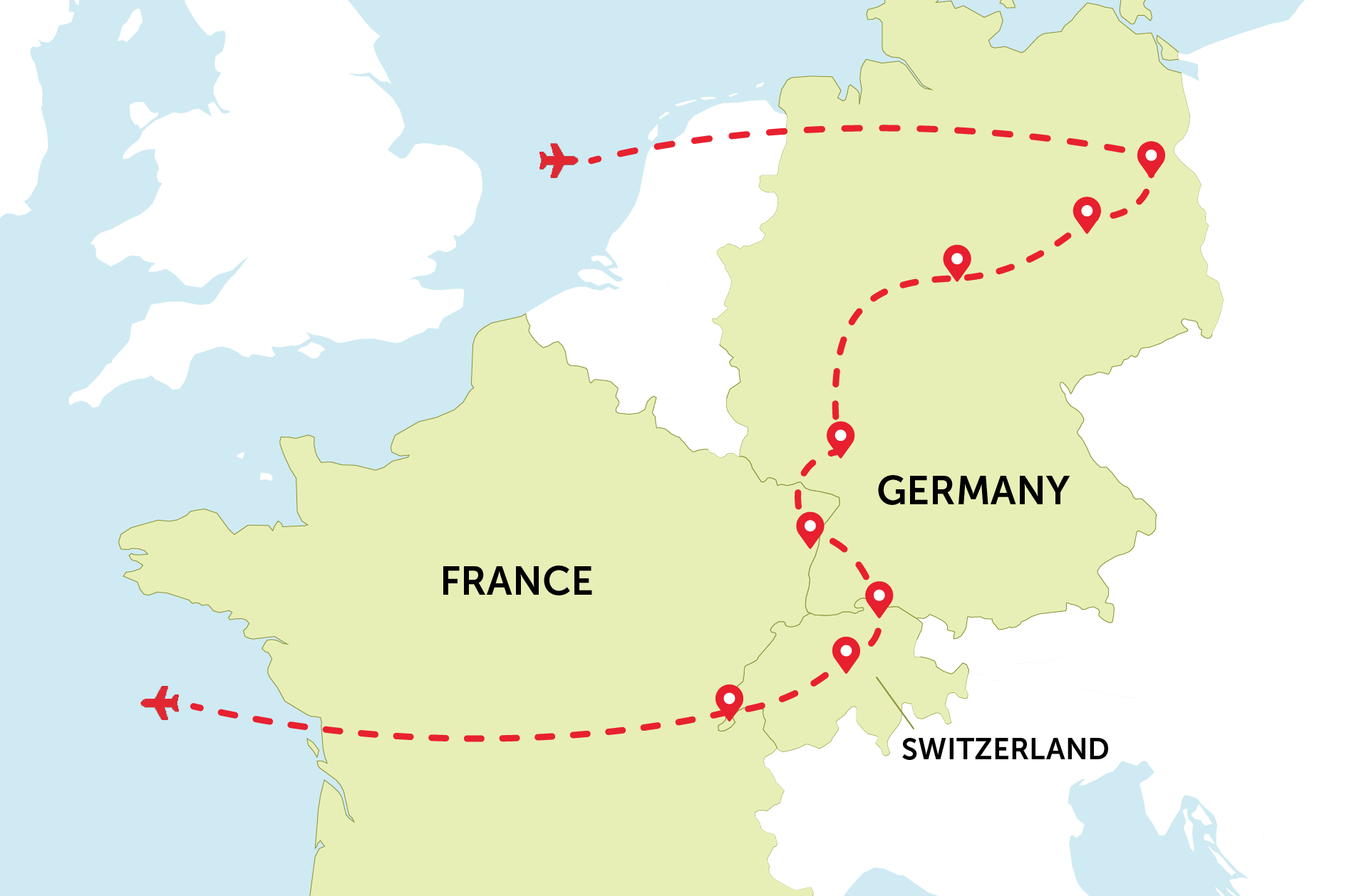 CagleDE26 - Germany, France, Switzerland