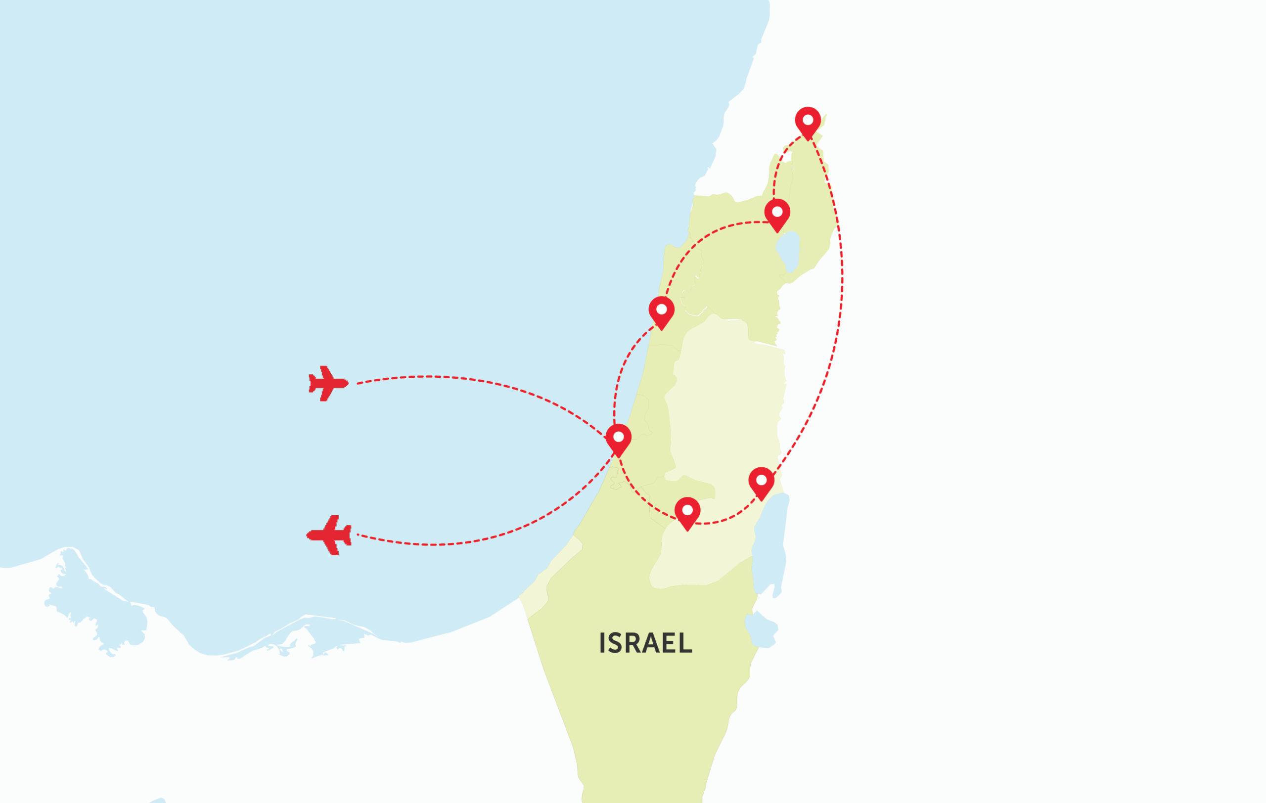 Map of Israel