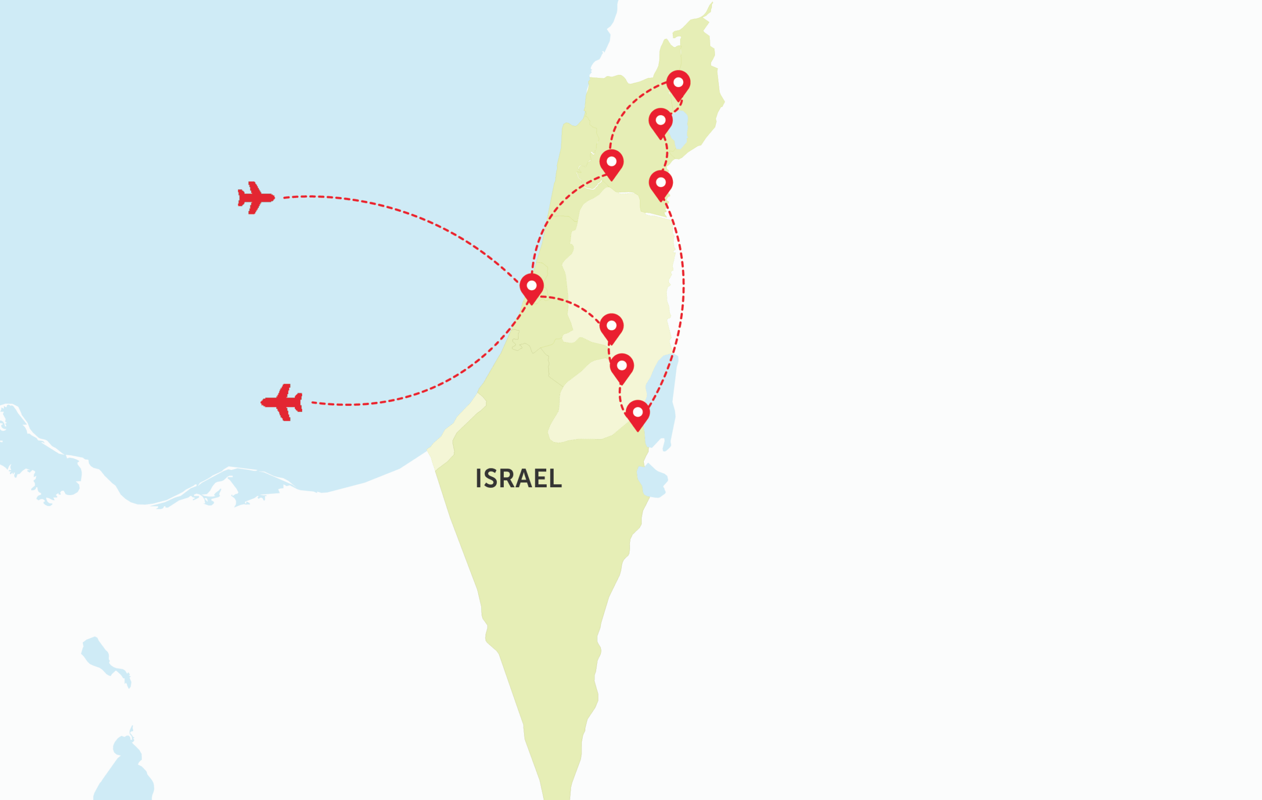 Map of Israel