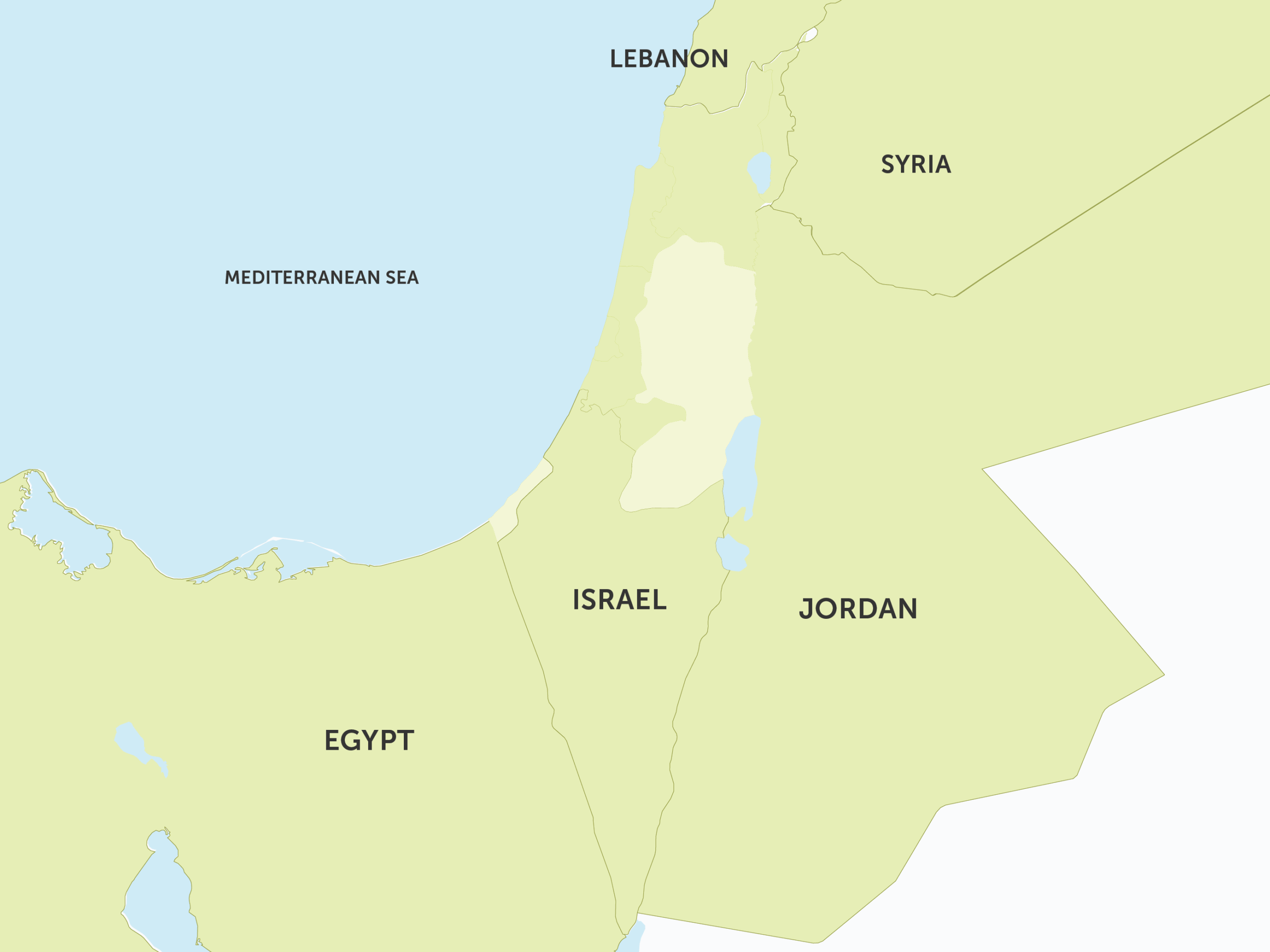 Map of the Holy Land