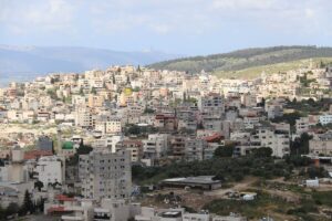 Overlooking city of Nazareth