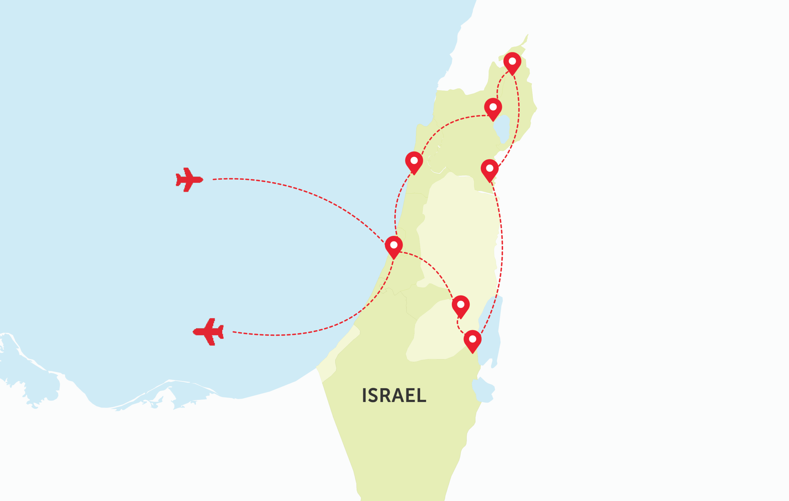 Map of Israel