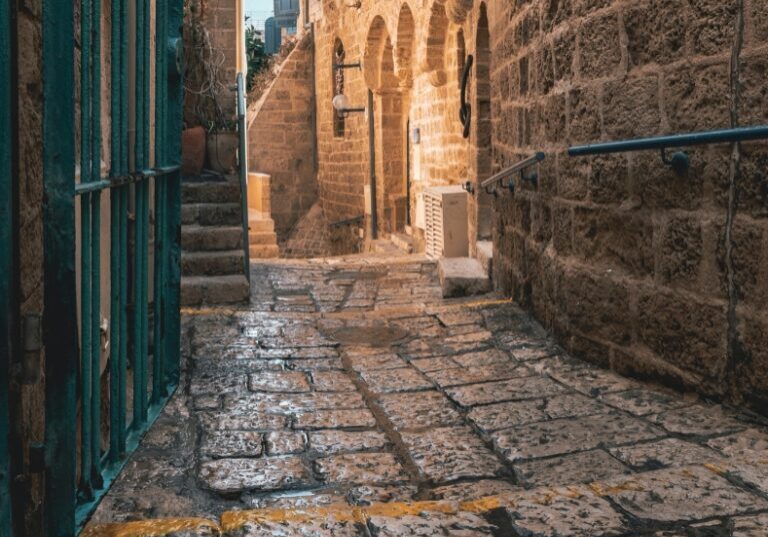 Stone alleyway
