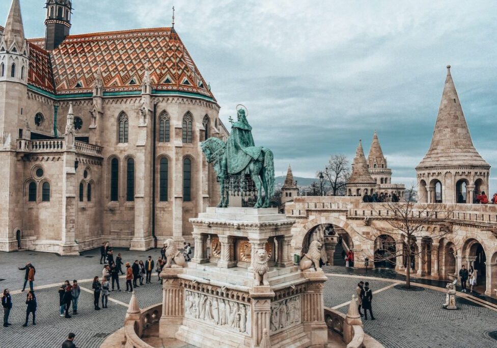 Statue of St. Stephen I - man on horse