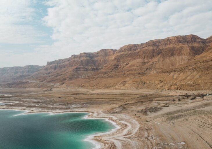 Dead Sea shoreline